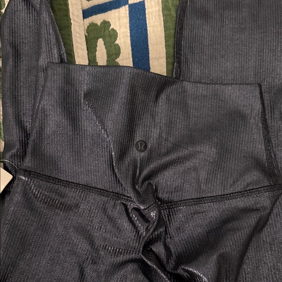 lululemon athletica Metallic BlackLeggings - Picture 3 of 5